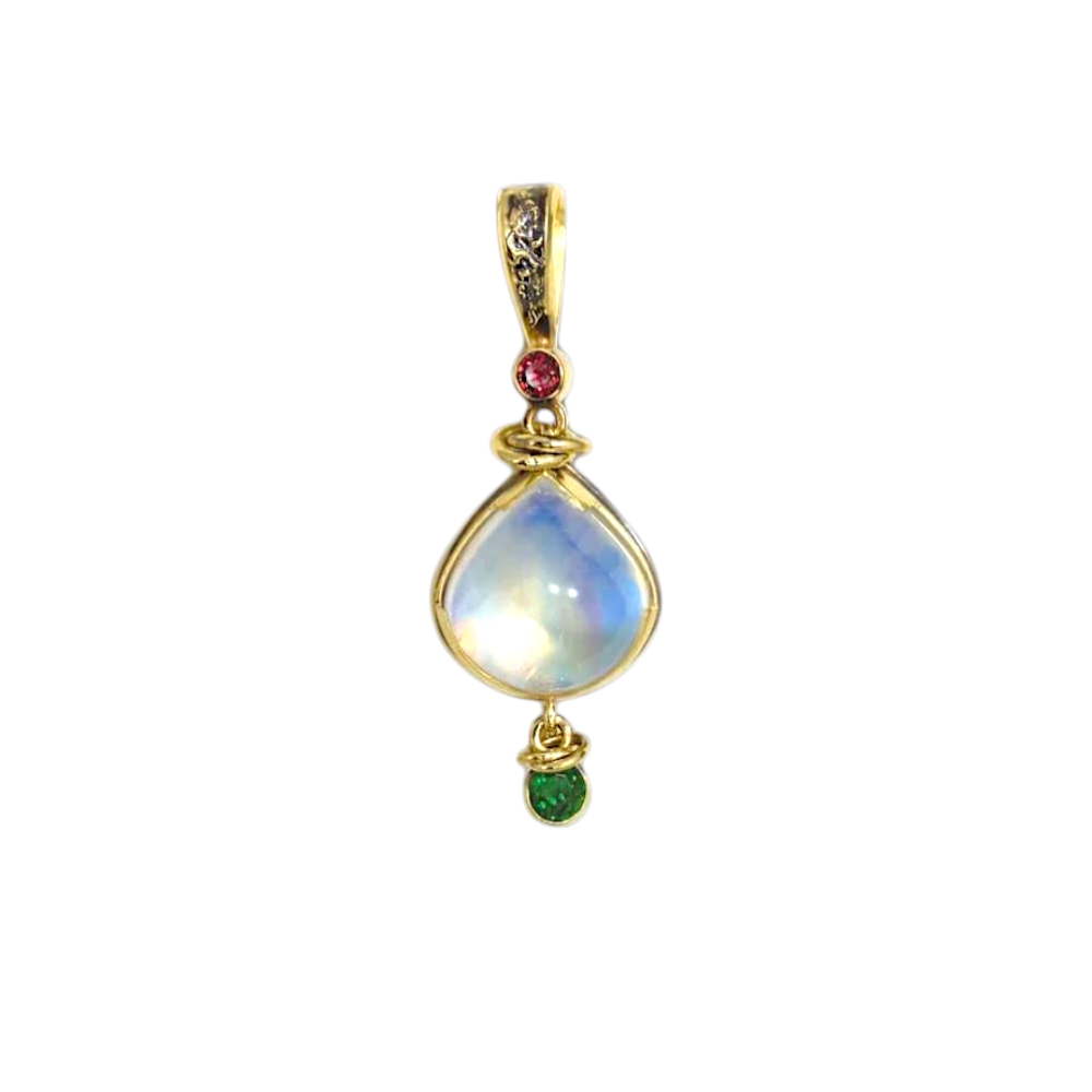 Подвеска с лунным камнем