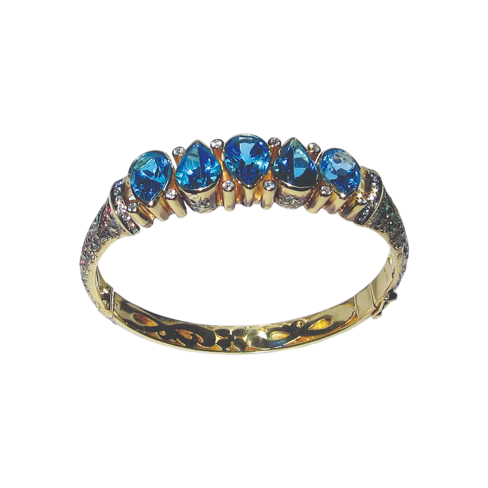 Браслет с топазами