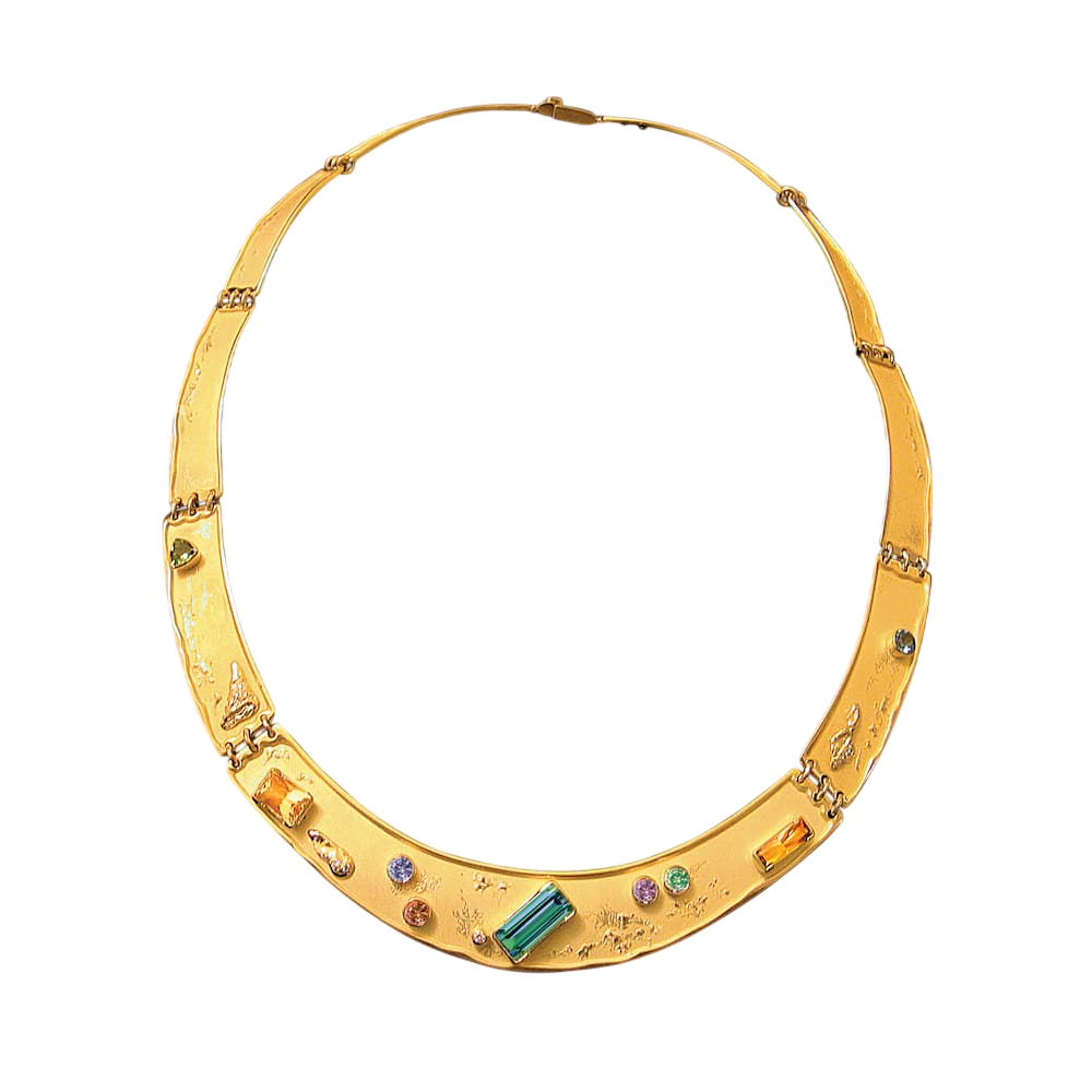 Колье с турмалином