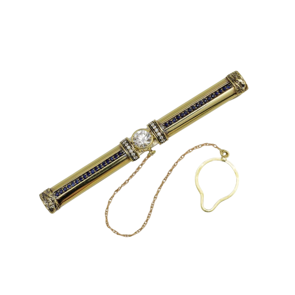 Зажим для галстука с бриллиантом