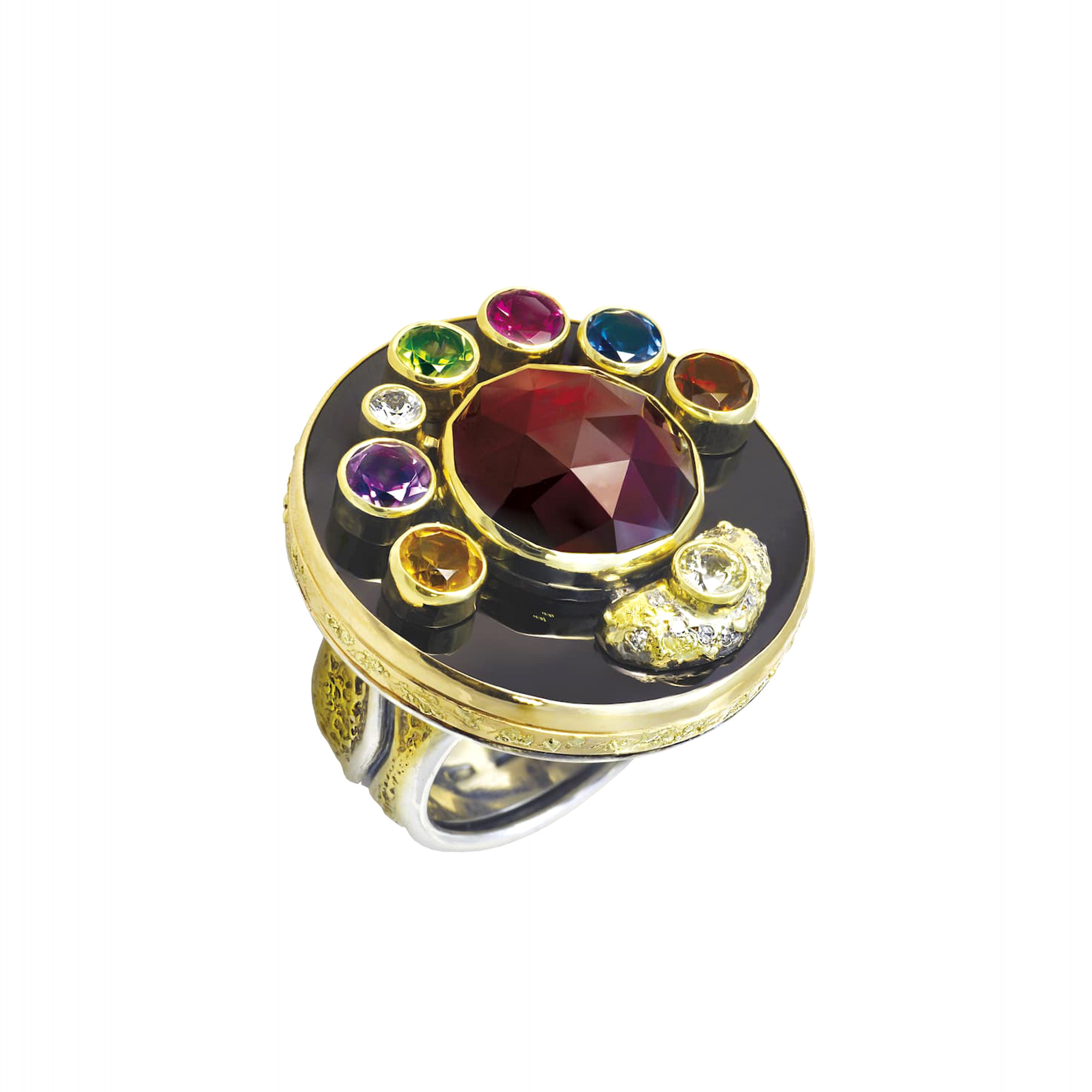 Кольцо с ониксом