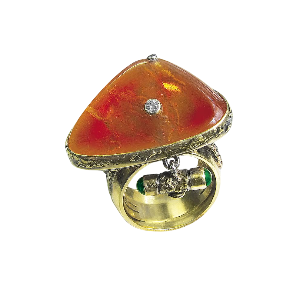 Кольцо с опалом