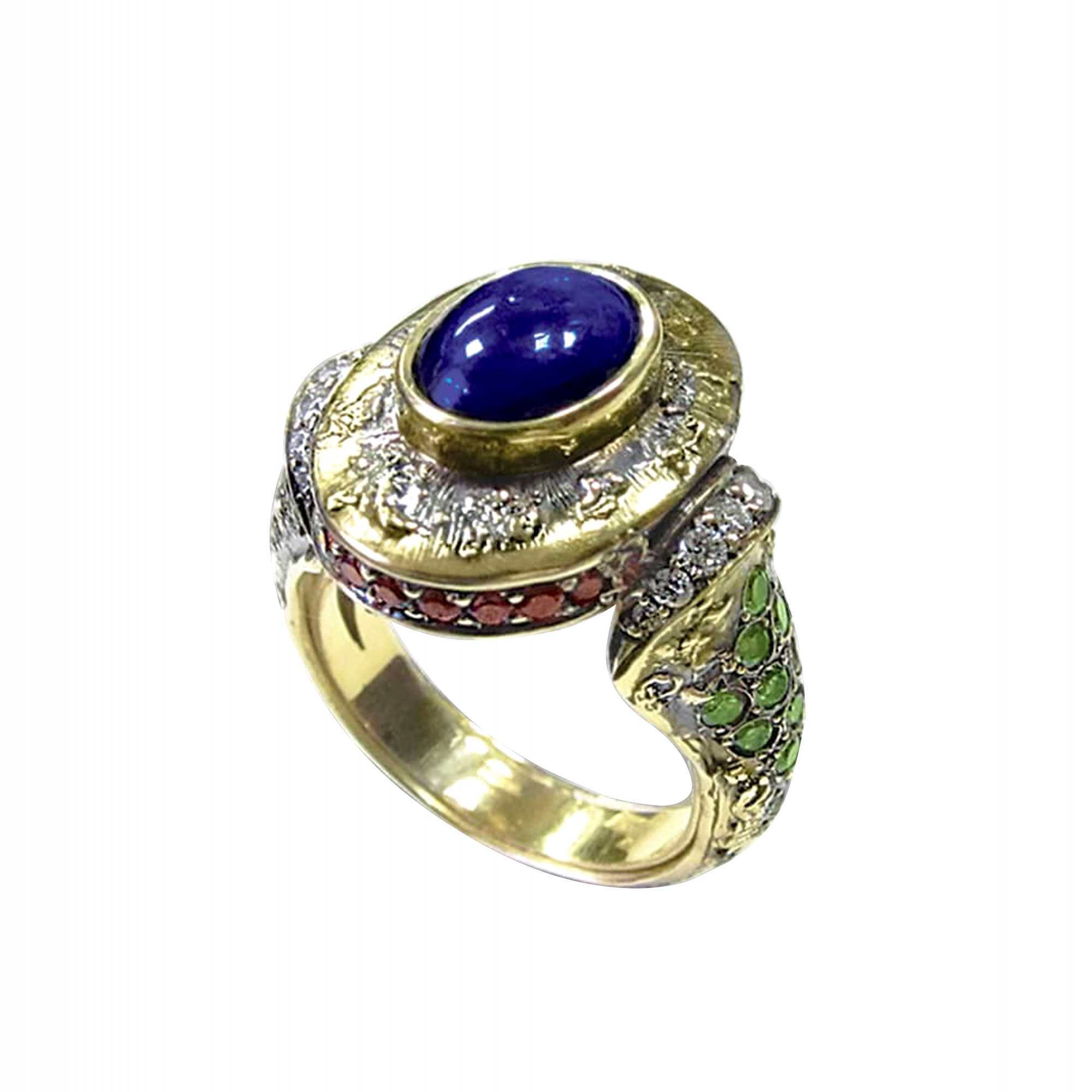 Кольцо с сапфиром