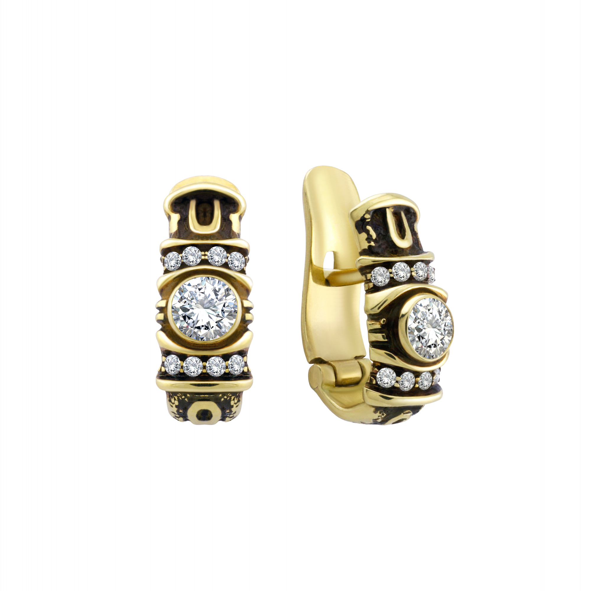 Серьги с бриллиантами